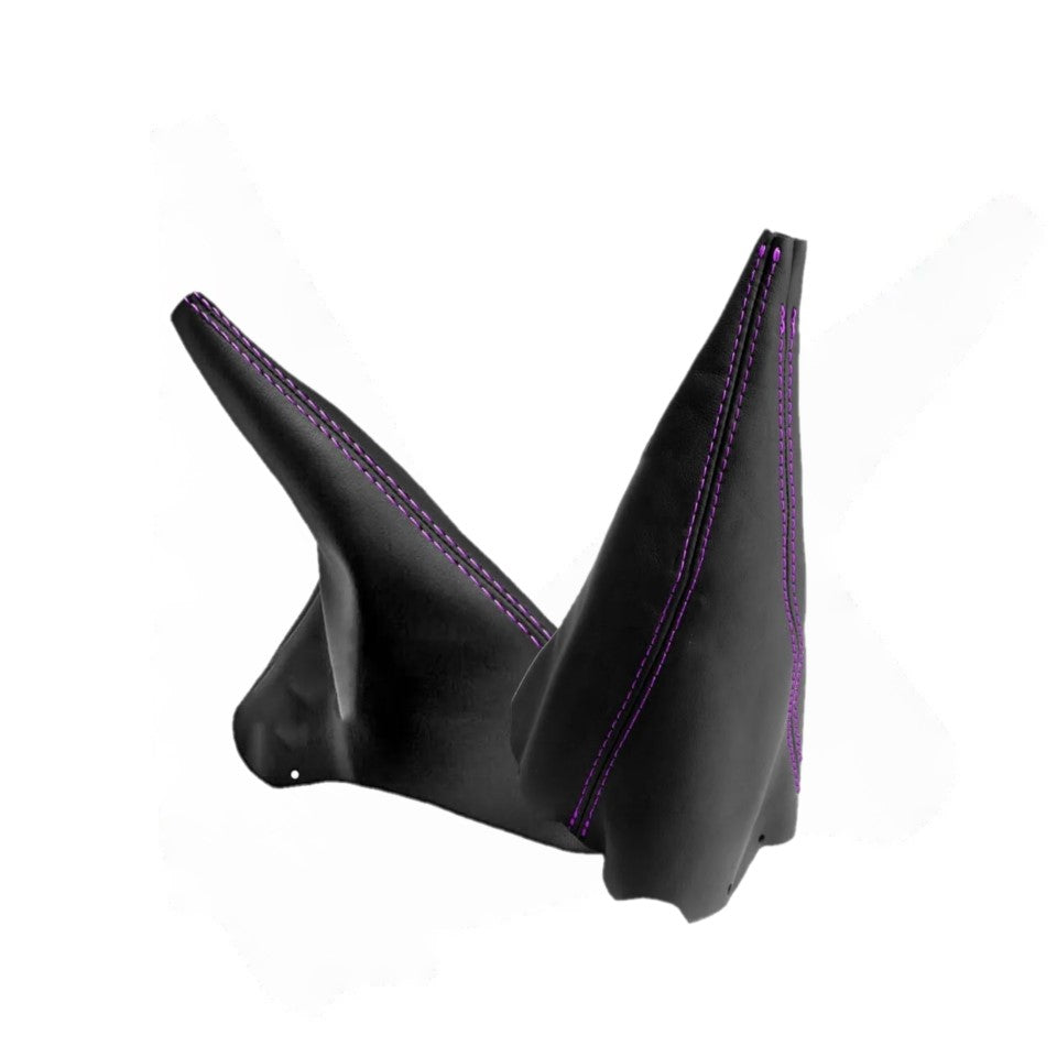1994-2004 Ford Mustang GT-2001 Bullitt Genuine Real Leather Shift & Parking Brake Boot Cover