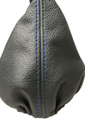 Genuine Leather SHIFT BOOT BLACK RED STITCH for VW Golf Jetta GTI GLI R32 MK5