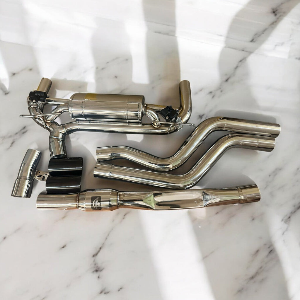 2015-2019 BMW F30 340i B58 Full Valve Performance Exhaust System | Palenon Performance