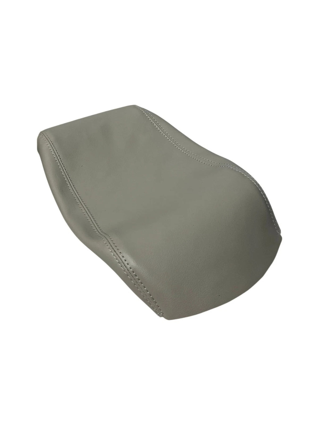 Microfiber Leather Center Console Cover In Light Stone Gray For Ford Explorer 2011-2019