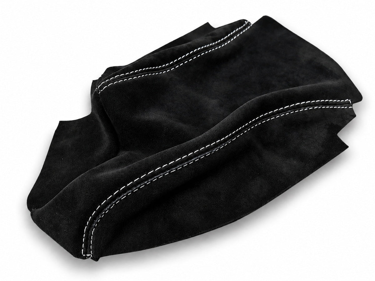 Right Hand Driver Leather Suede Console Armrest Cover For BMW E36 E46 1991-2005