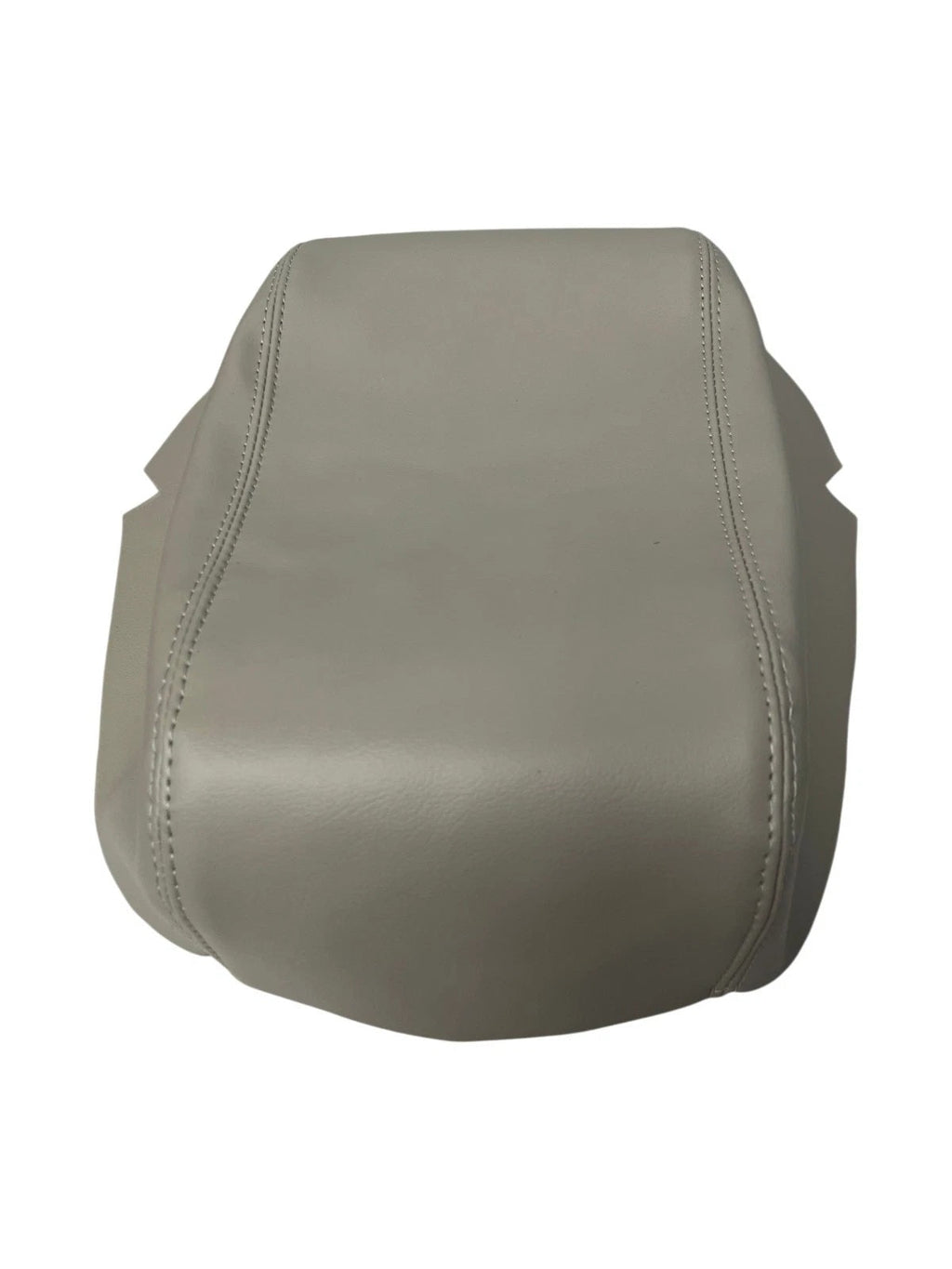 Microfiber Leather Center Console Cover In Light Stone Gray For Ford Explorer 2011-2019